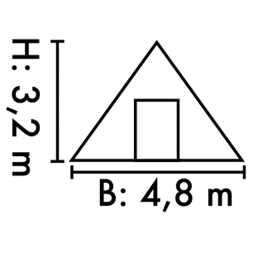 MIL-TEC® tent ARMY LARGE PE film OLIV