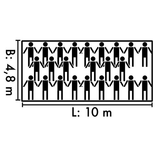 MIL-TEC® tent ARMY LARGE PE film OLIV