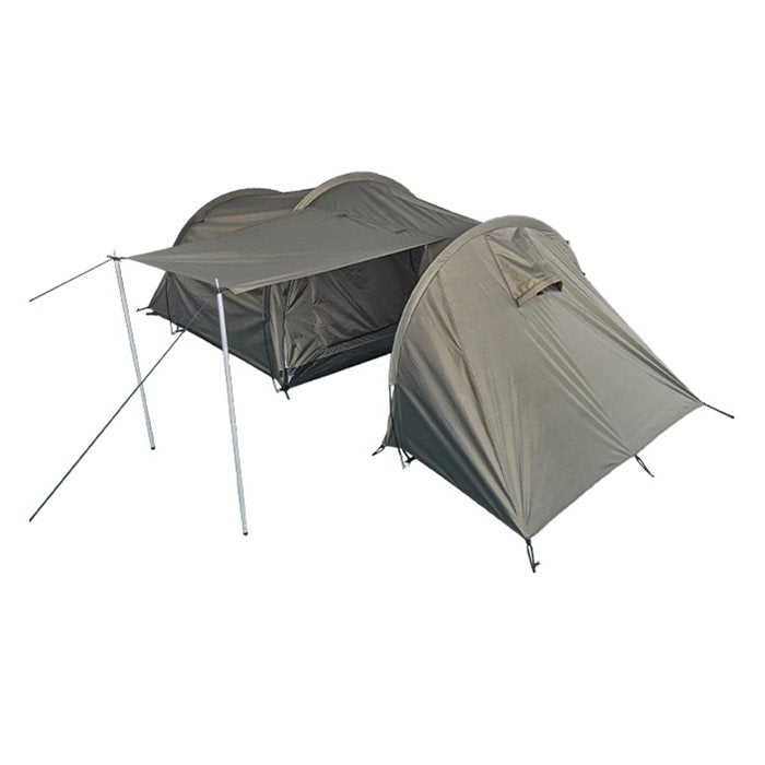 MIL-TEC® tent PLUS STORAGE for 2 Persons OLIVE