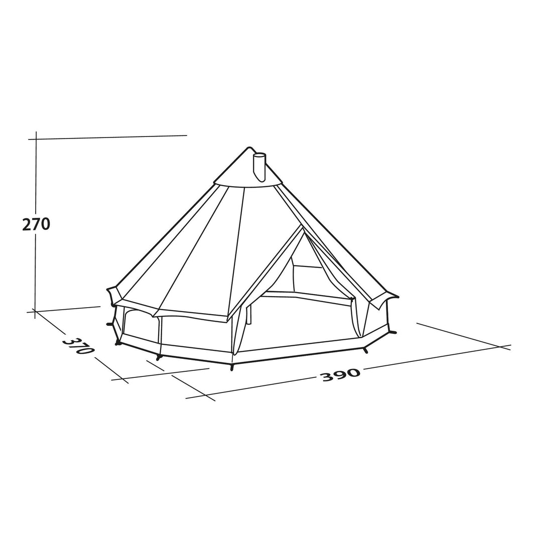 ROBENS tent 6 persons KLONDIKE PRS GREEN