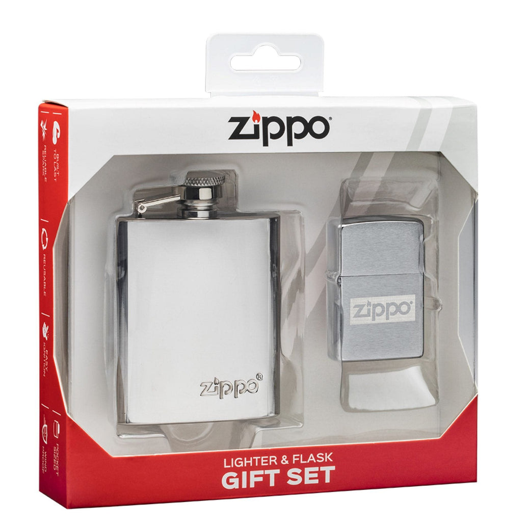 Lighter and Hipflask 3oz ZIPPO gift box