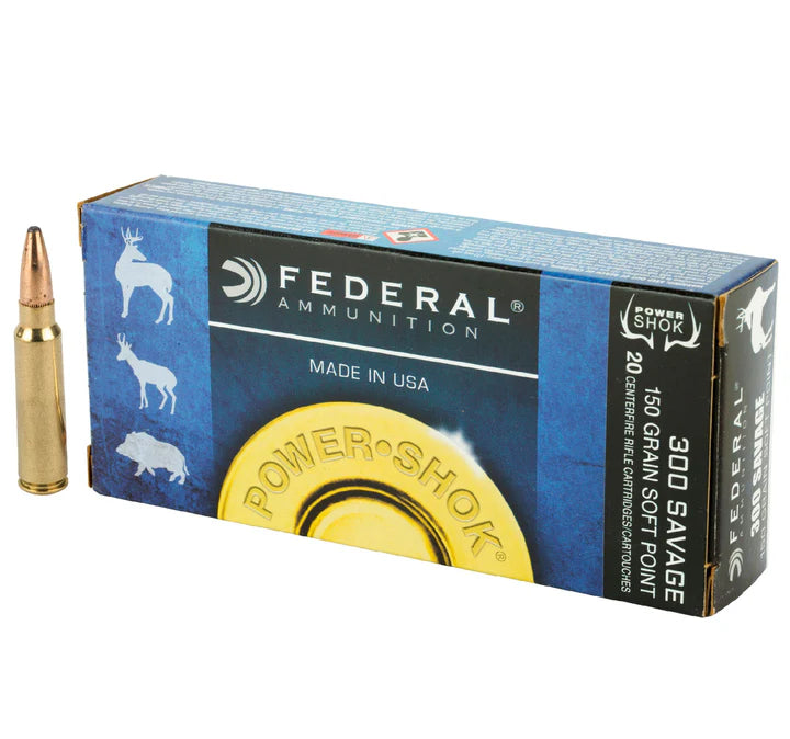 Federal Power-Shok .300 Savage Soft Point