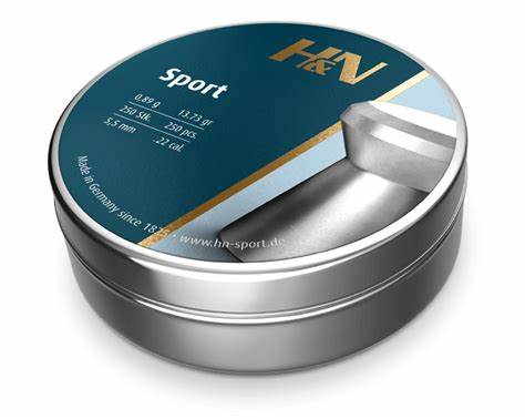H&N Sport .22 Pellets, 250 per tin