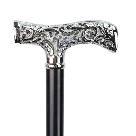 Embossed Leaf Handle Dress Cane