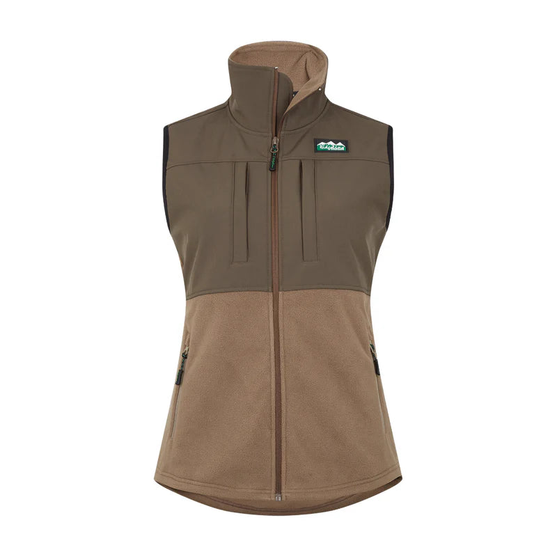 Ladies Hybrid Fleece Vest