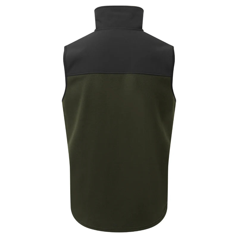 Ladies Hybrid Fleece Vest