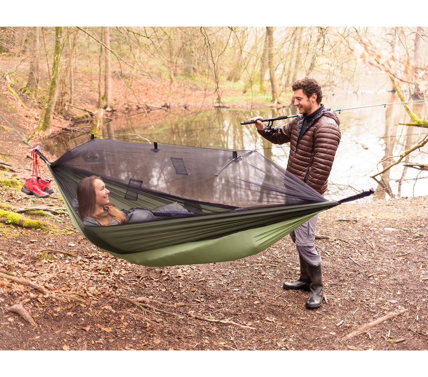 AMAZONAS hammock MOSKITO TRAVELLER THERMO GREEN