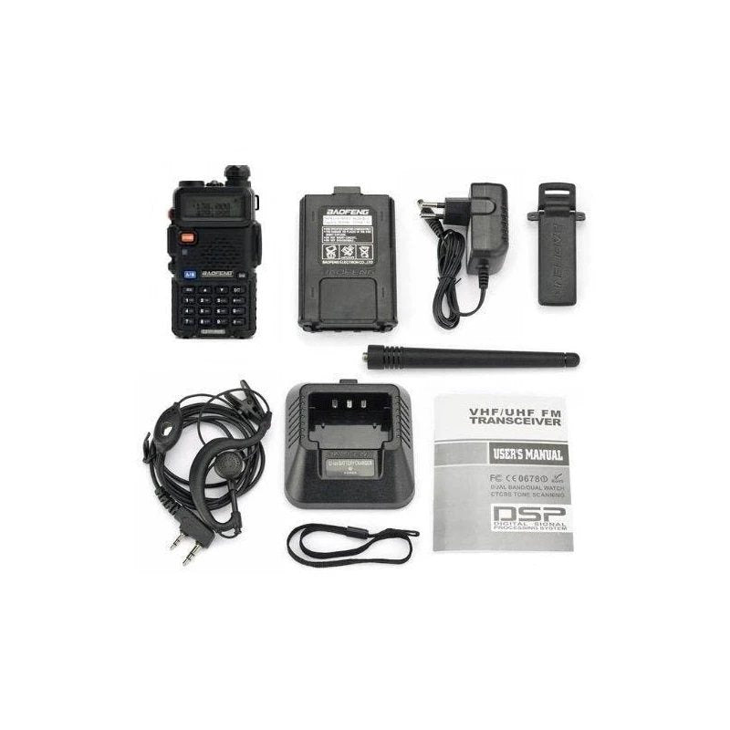 BAOFENG vysílačka UV-5R 8W (UHF/VHF) ČERNÁ
