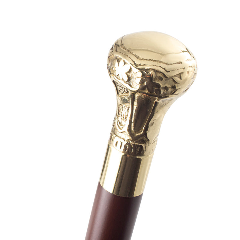 Brass Crown Collectors Stick