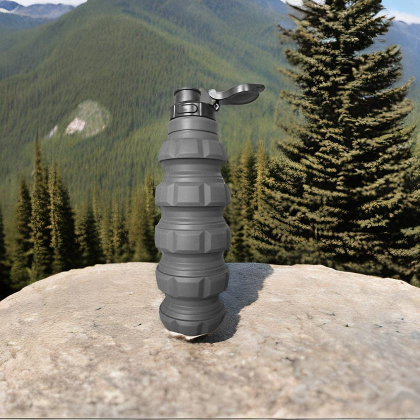 CALIBER GOURMET bottle GRENADE Colapsible 580 ml GREY