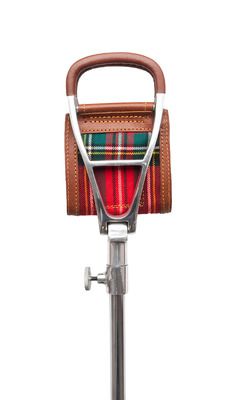Tartan Leather Adjustable Shooting Stick Thumbnail Tartan Leather Adjustable Shooting Stick