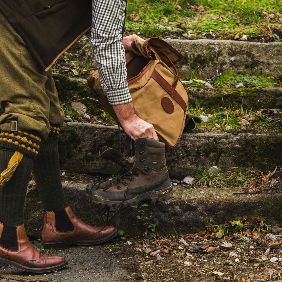 JACK PYKE canvas WALKING BOOT Bag GREEN