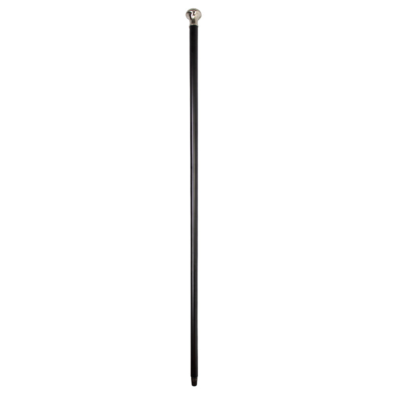 Silver Plated Knob Handle Dress Cane