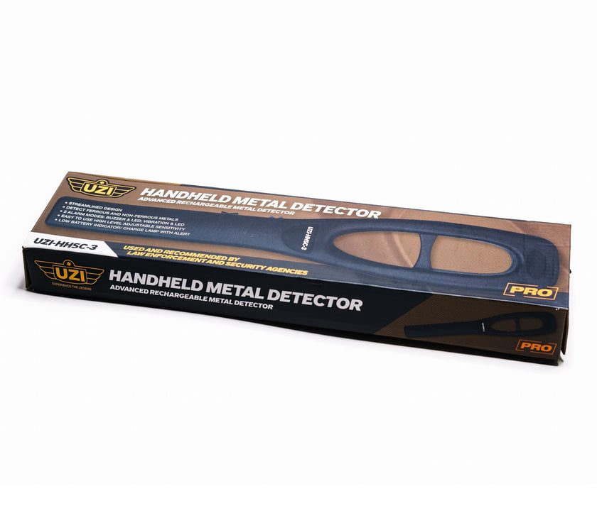 UZI HHSC-3 Handheld Metal Detector BLACK